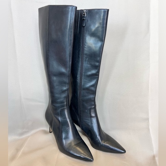 Via Spiga Mid Calf Heeled Boots - Picture 1 of 10